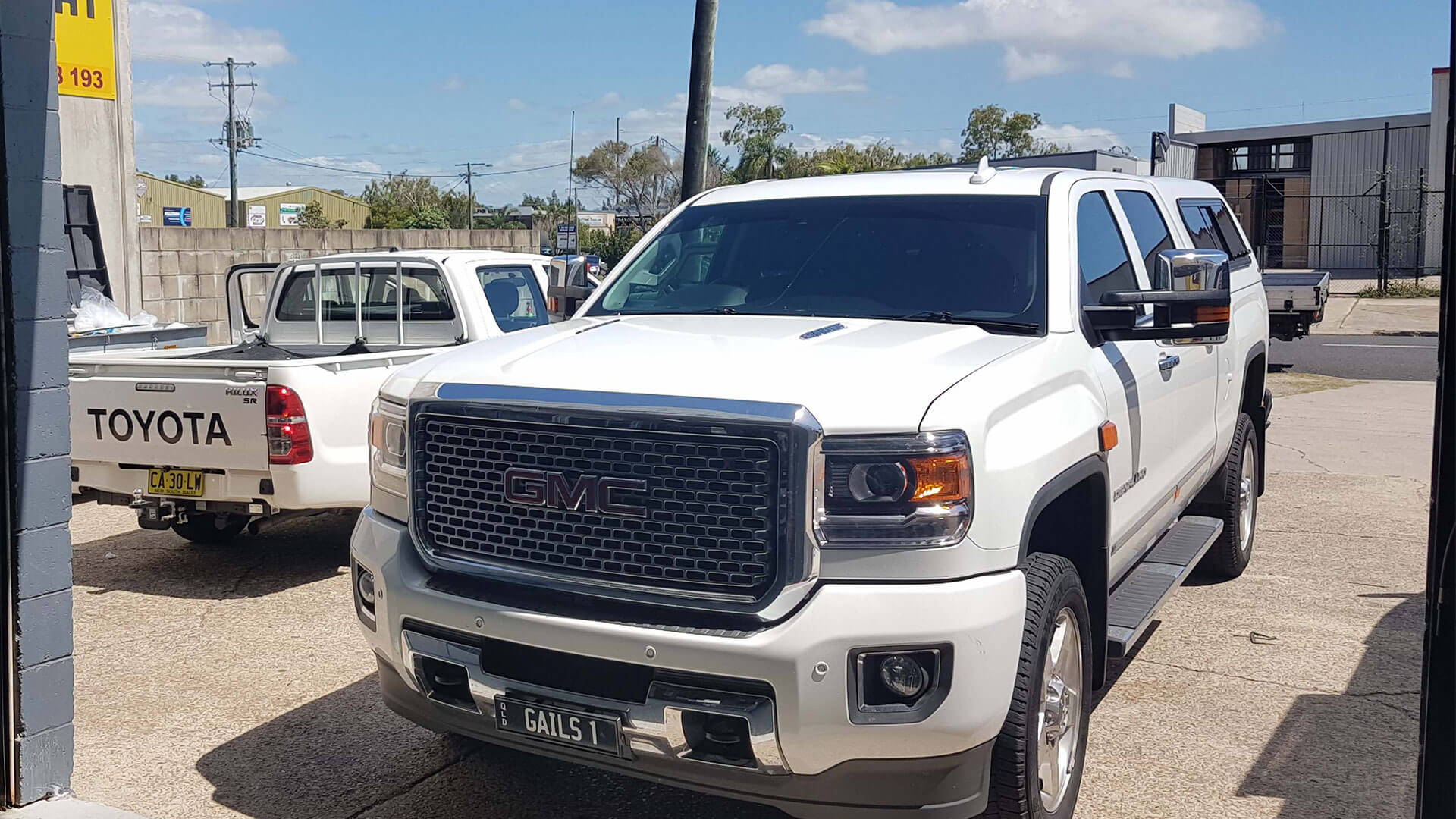 GMC ute windscreen replaced