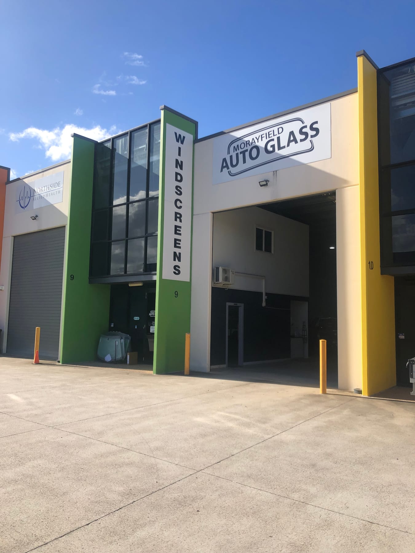 The Morayfield Auto Glass shopfront at Unit 10, Dickson Rd, Caboolture South